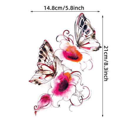 Unisex Colored Semi Permanent/Temporary Long-Lasting Tattoo