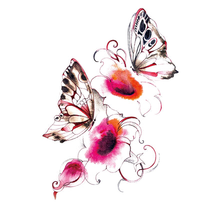 Unisex Colored Semi Permanent/Temporary Long-Lasting Tattoo