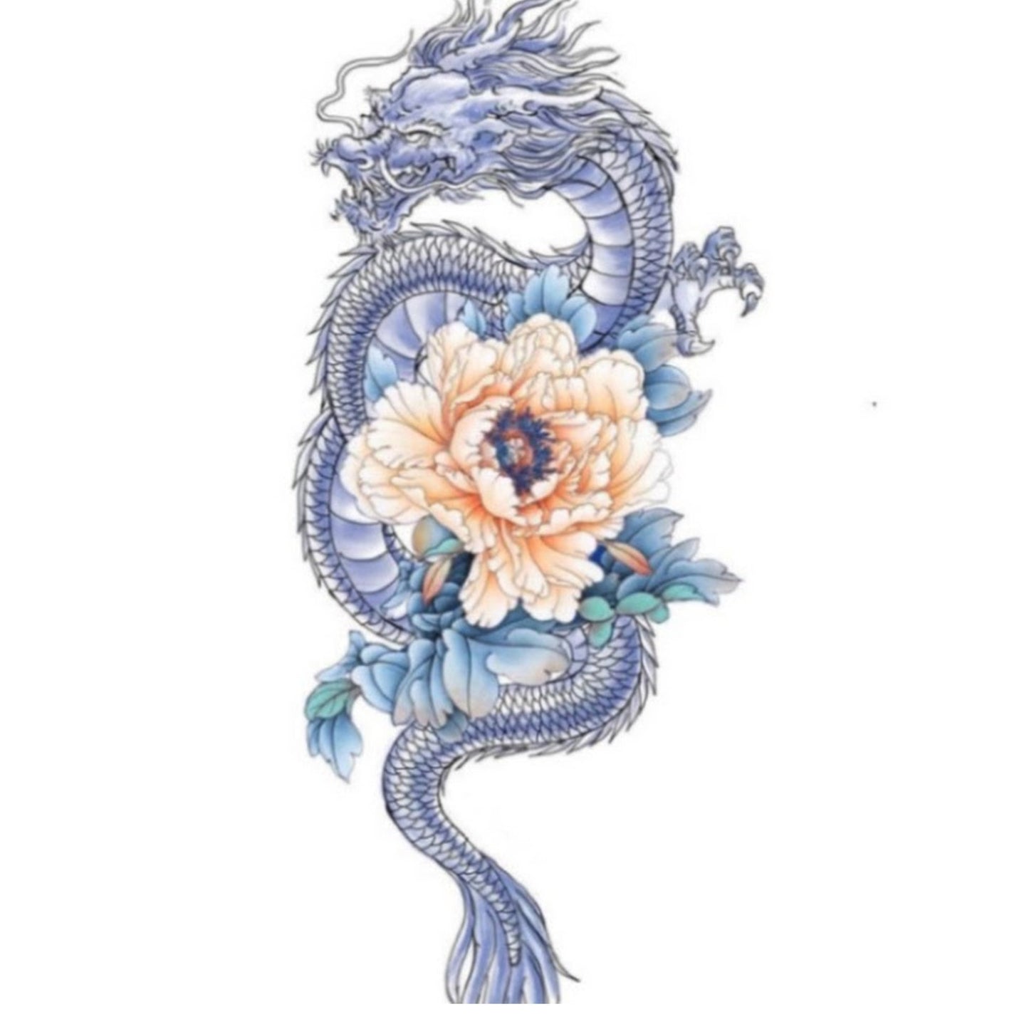 Unisex Colored Semi Permanent/Temporary Long-Lasting Tattoo