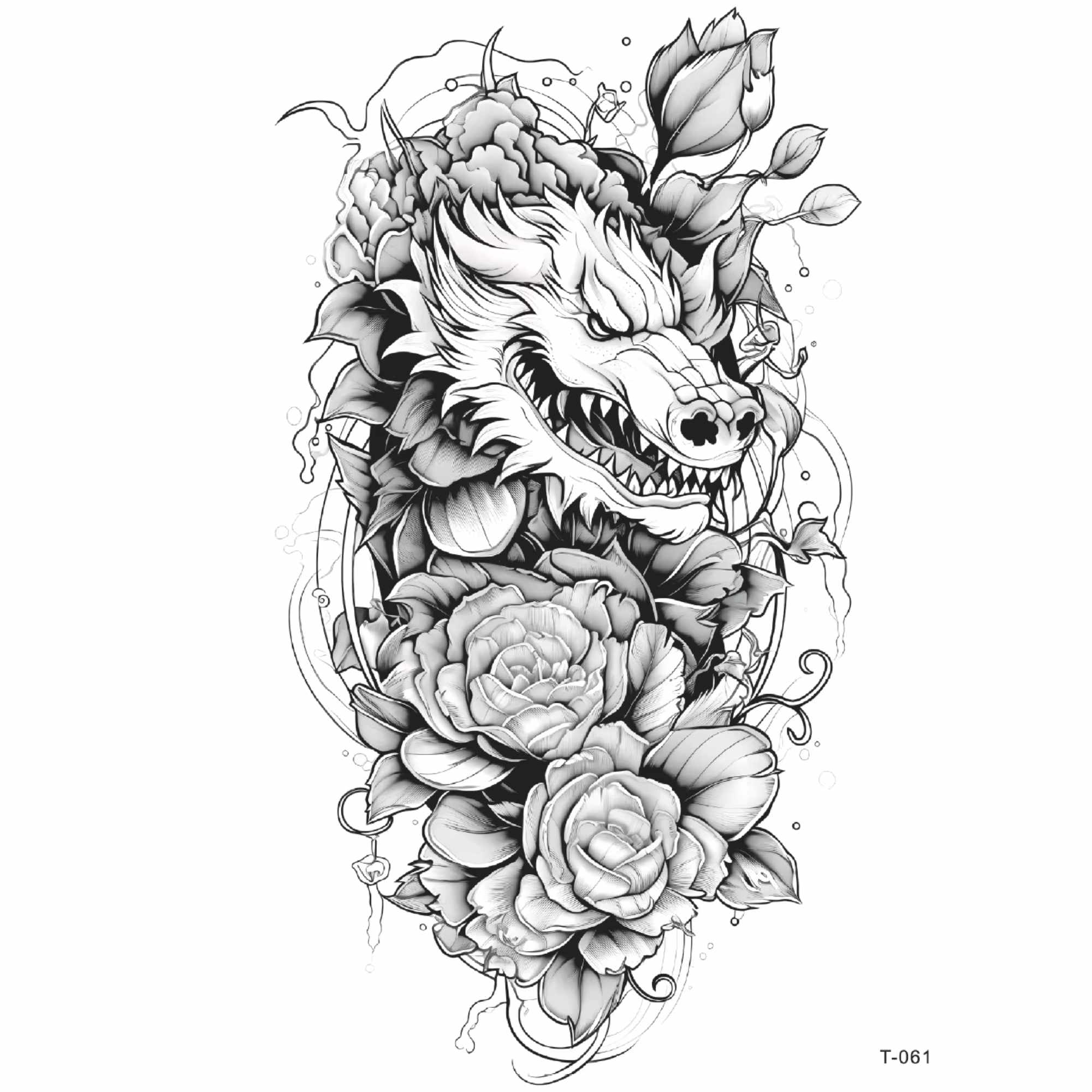 Unisex Colored Semi Permanent/Temporary Long Lasting Tattoo: 1 Pack Temporary Tattoos Tattos size and feature image