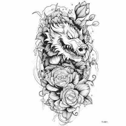 Unisex Colored Semi Permanent/Temporary Long-Lasting Tattoo