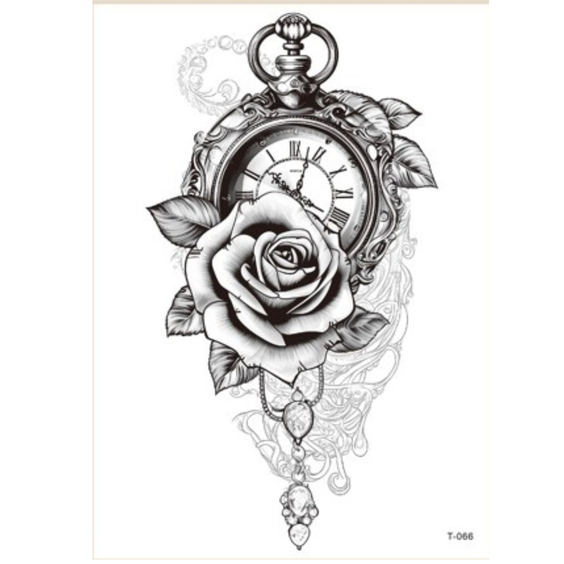 Unisex Colored Semi Permanent/Temporary Long-Lasting Tattoo