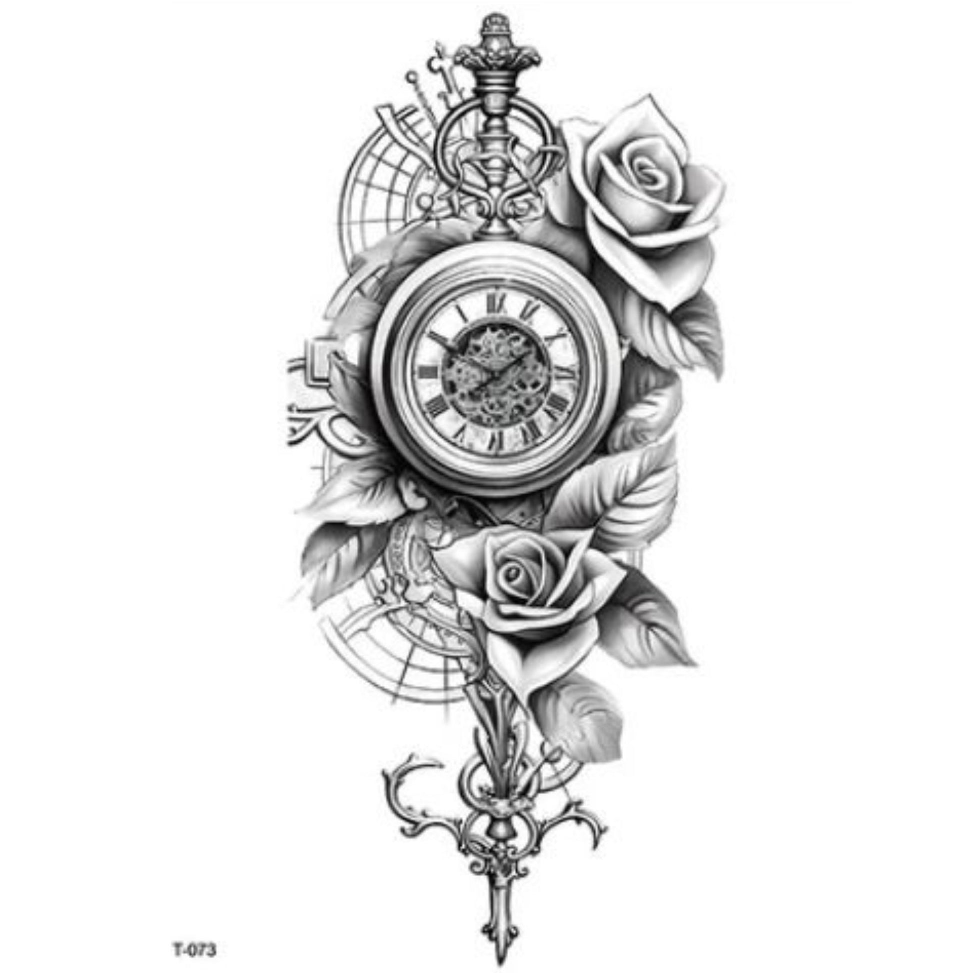 Unisex Colored Semi Permanent/Temporary Long-Lasting Tattoo