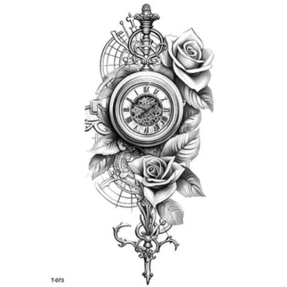 Unisex Colored Semi Permanent/Temporary Long-Lasting Tattoo