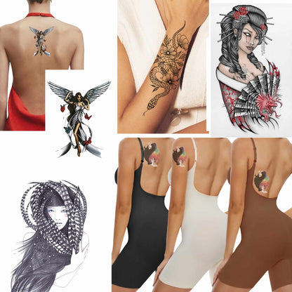Unisex Colored Semi Permanent/Temporary Long-Lasting Tattoo