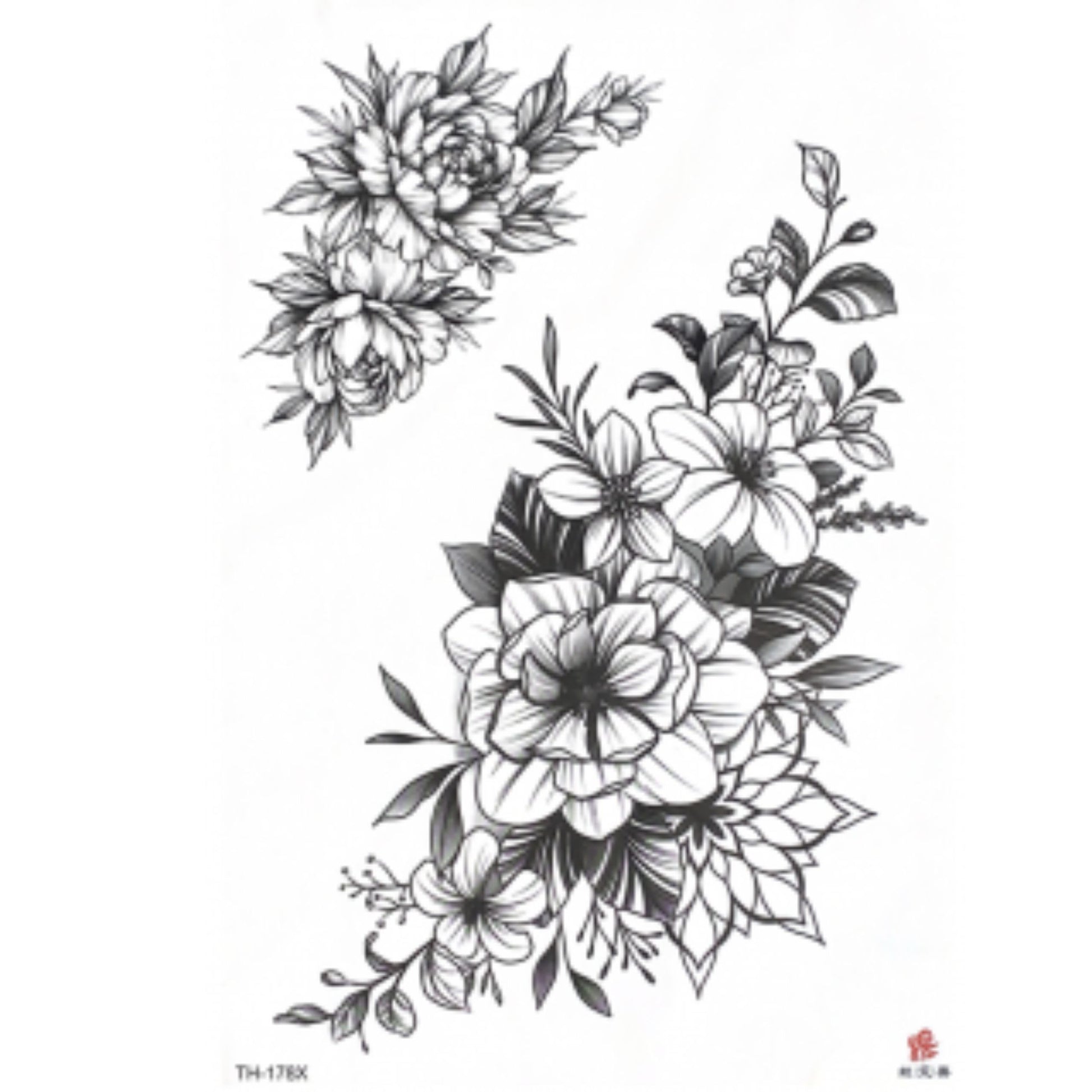 Unisex Semi Permanent/Temporary Long-Lasting Tattoo 