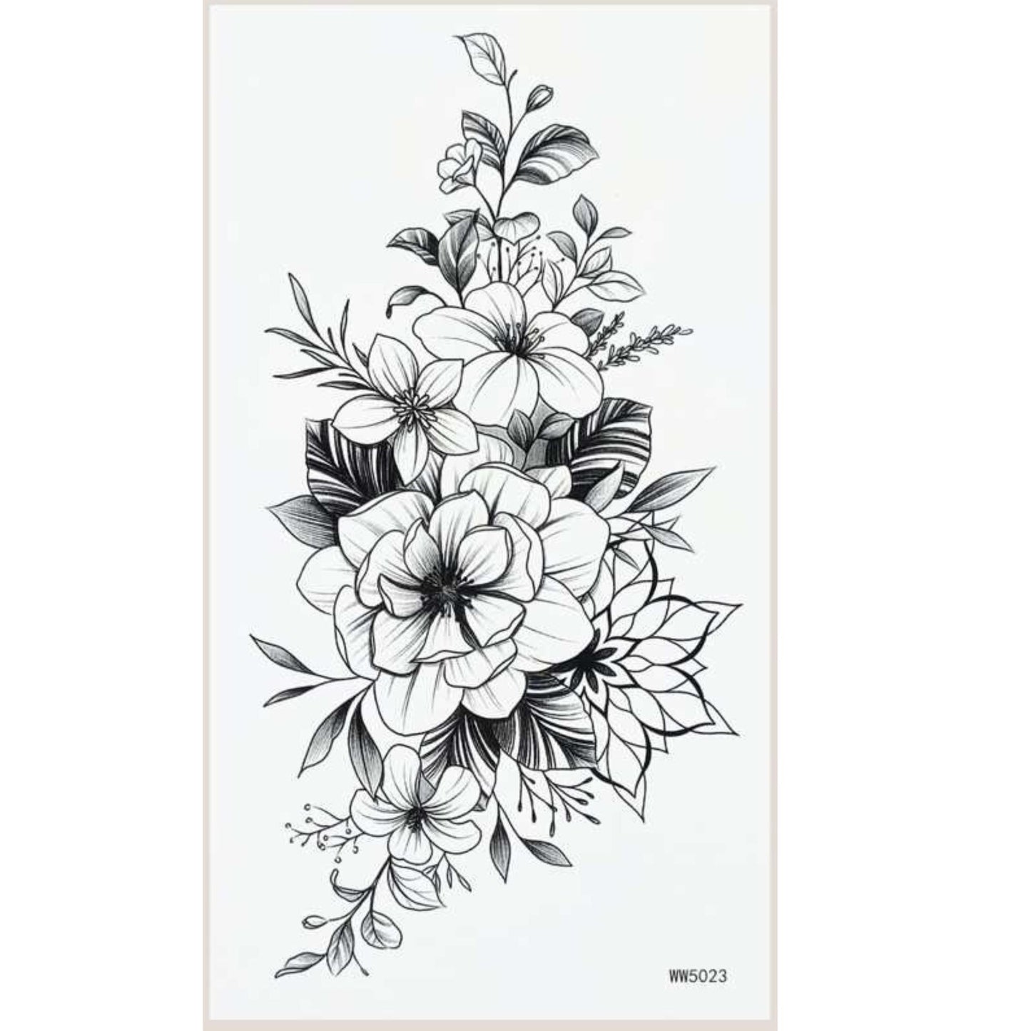 Unisex Semi Permanent/Temporary Long-Lasting Tattoo 