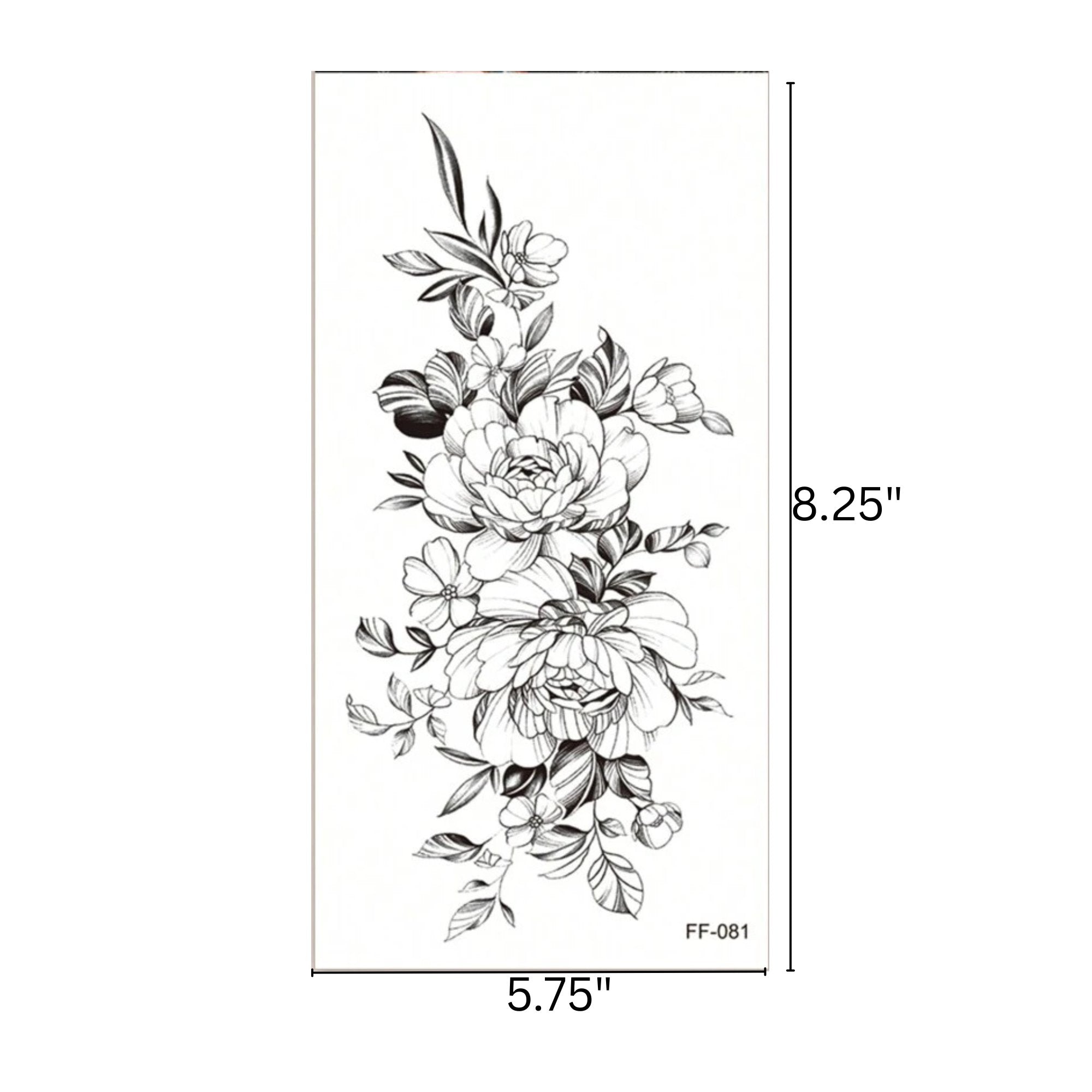 Unisex Semi Permanent/Temporary Long Lasting Tattoo: 1 Pack Temporary Tattoos Tattos product detail image