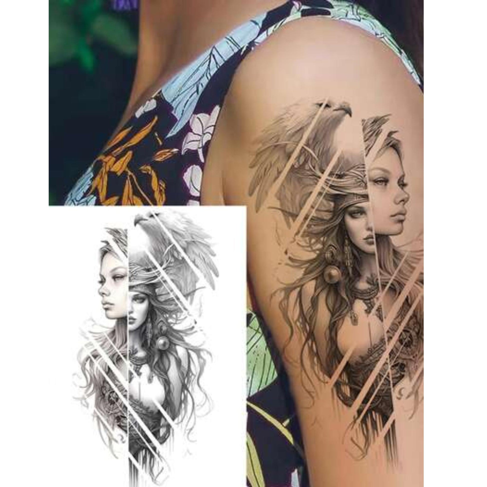 Unisex Semi Permanent/Temporary Long-Lasting Tattoo