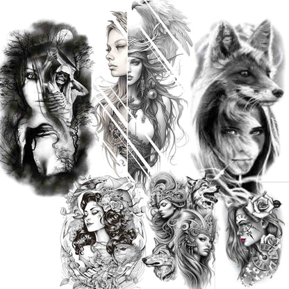 Unisex Semi Permanent/Temporary Long-Lasting Tattoo