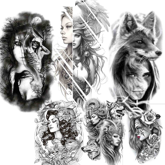 Unisex Semi Permanent/Temporary Long-Lasting Tattoo