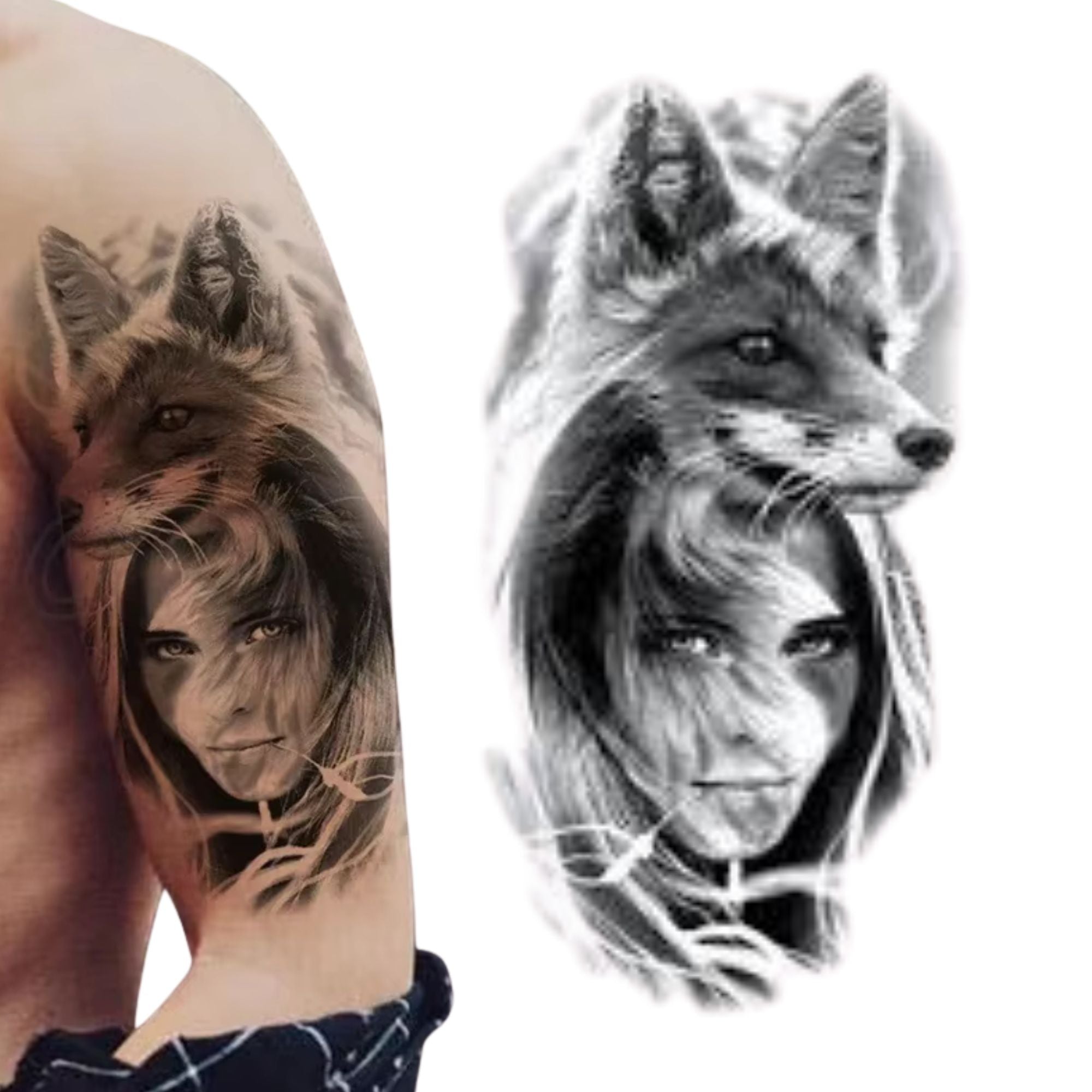 Unisex Semi Permanent/Temporary Long Lasting Tattoo: 1 Pack Temporary Tattoos Tattos product image 8