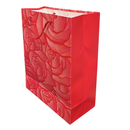 Shiny Red Glittery Valentines Day Gift Bag