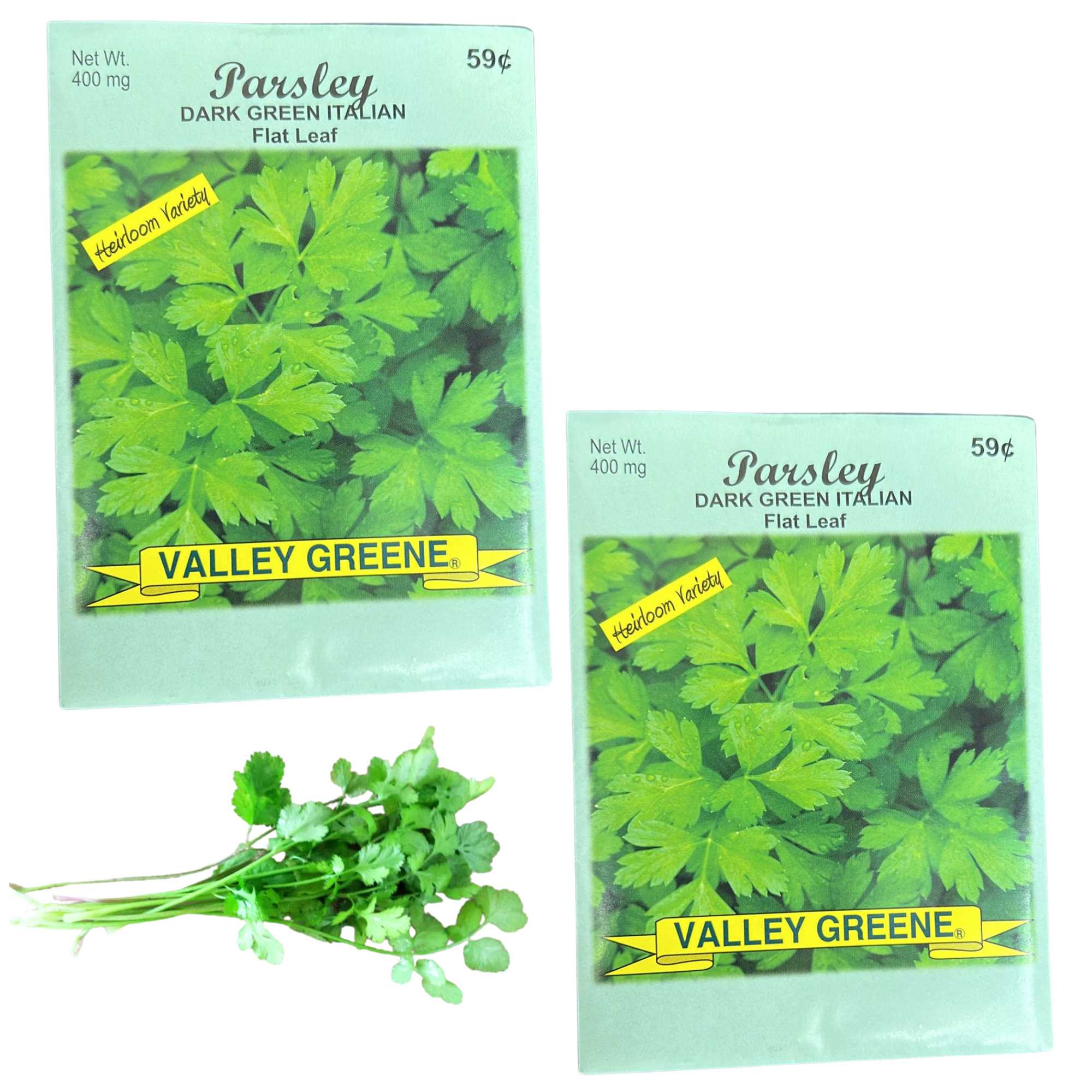 Valley Greene 400mg Parsley Italian Flat Leaf Seeds : 2 Pack main product image