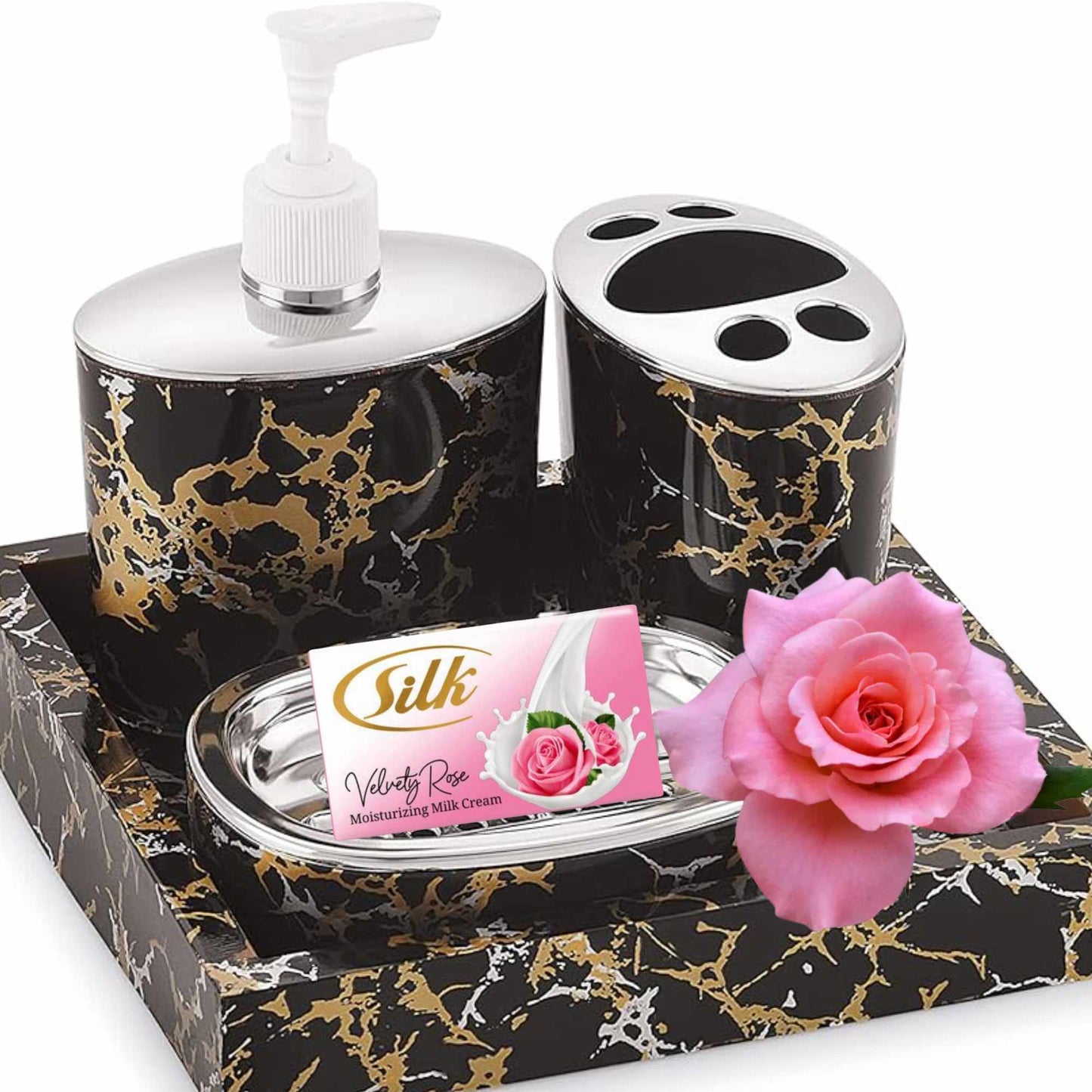 100g Silk Velvety Rose Milk Cream Moisturizing Soap