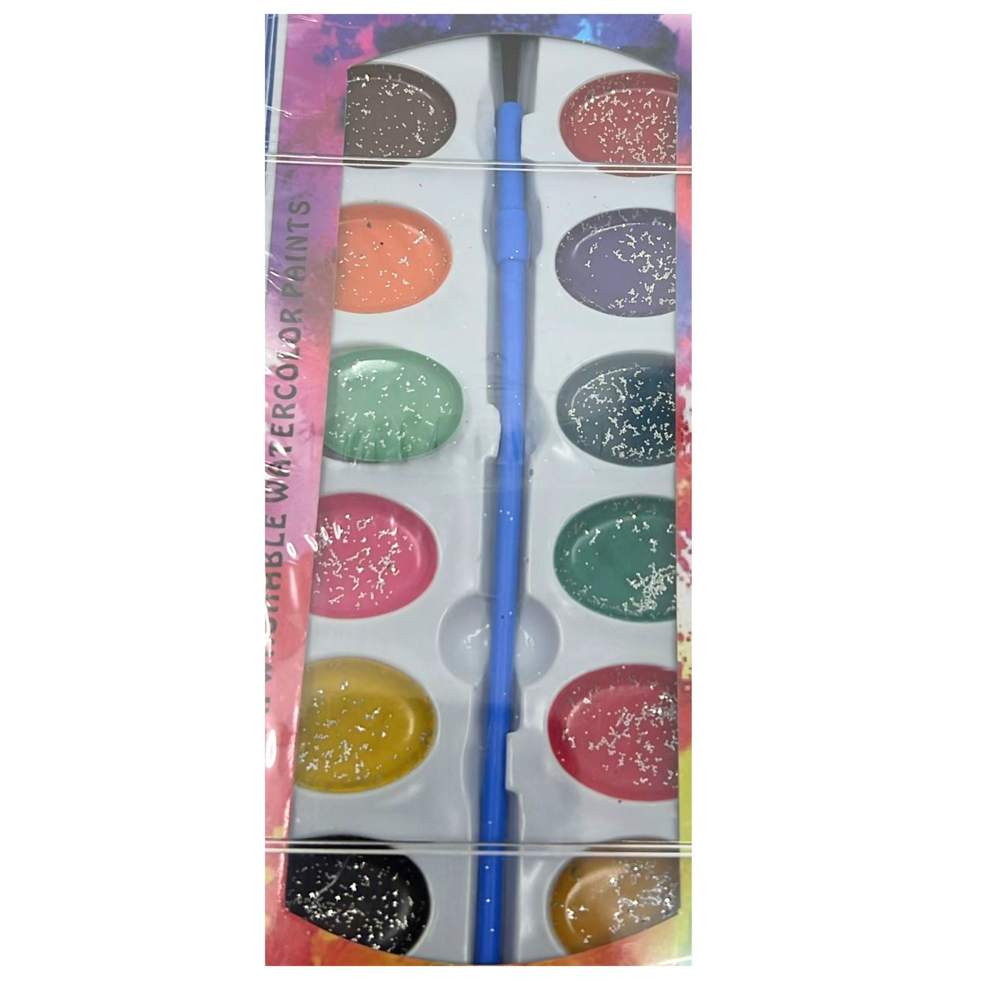 Washable Watercolor Paint Set: 16 Colors Art & Craft Paint Color Paint DIY School size and feature image