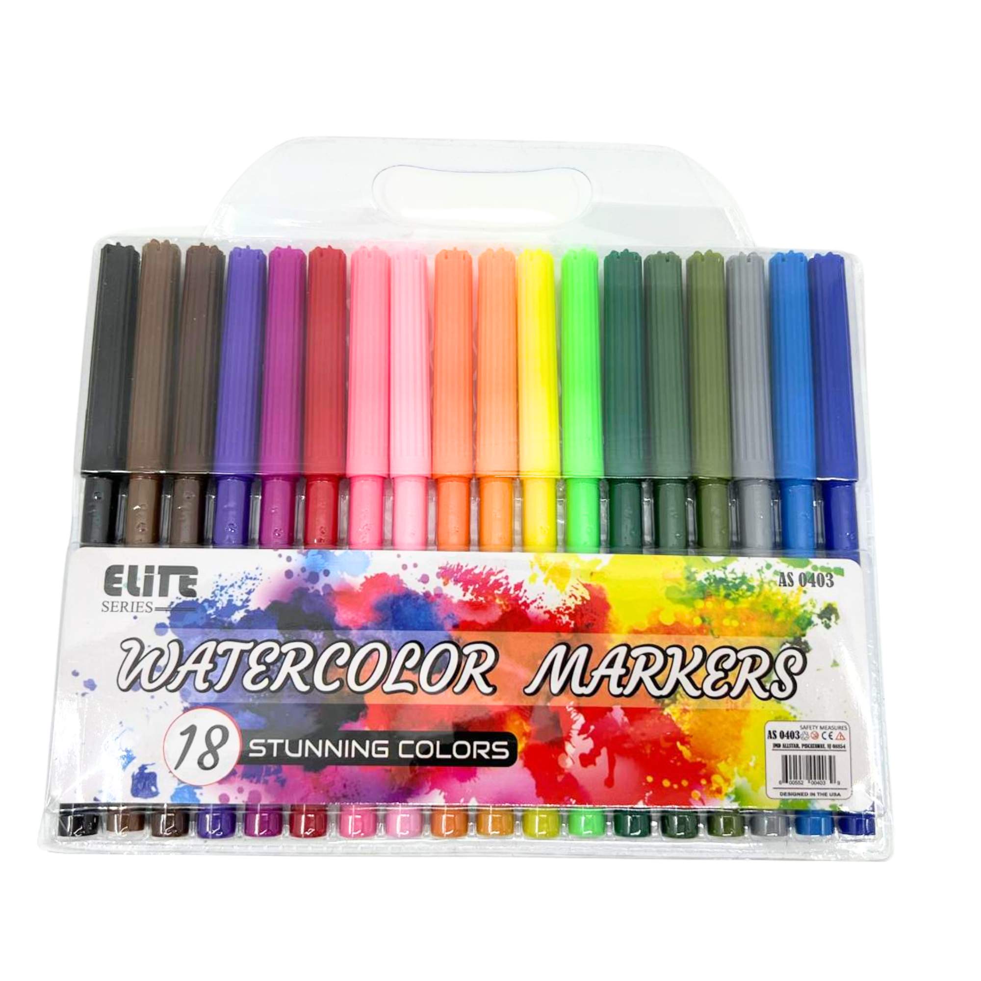 Watercolor Markers: 18 Pack main product image