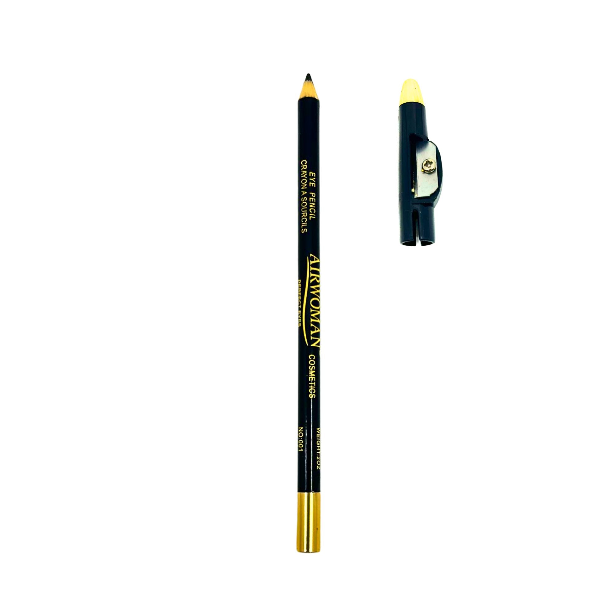 Airwoman Long Lasting Eye Pencils with Sharpner: 1 Pack Eye Pencil Holiday Gift makeup size and feature image