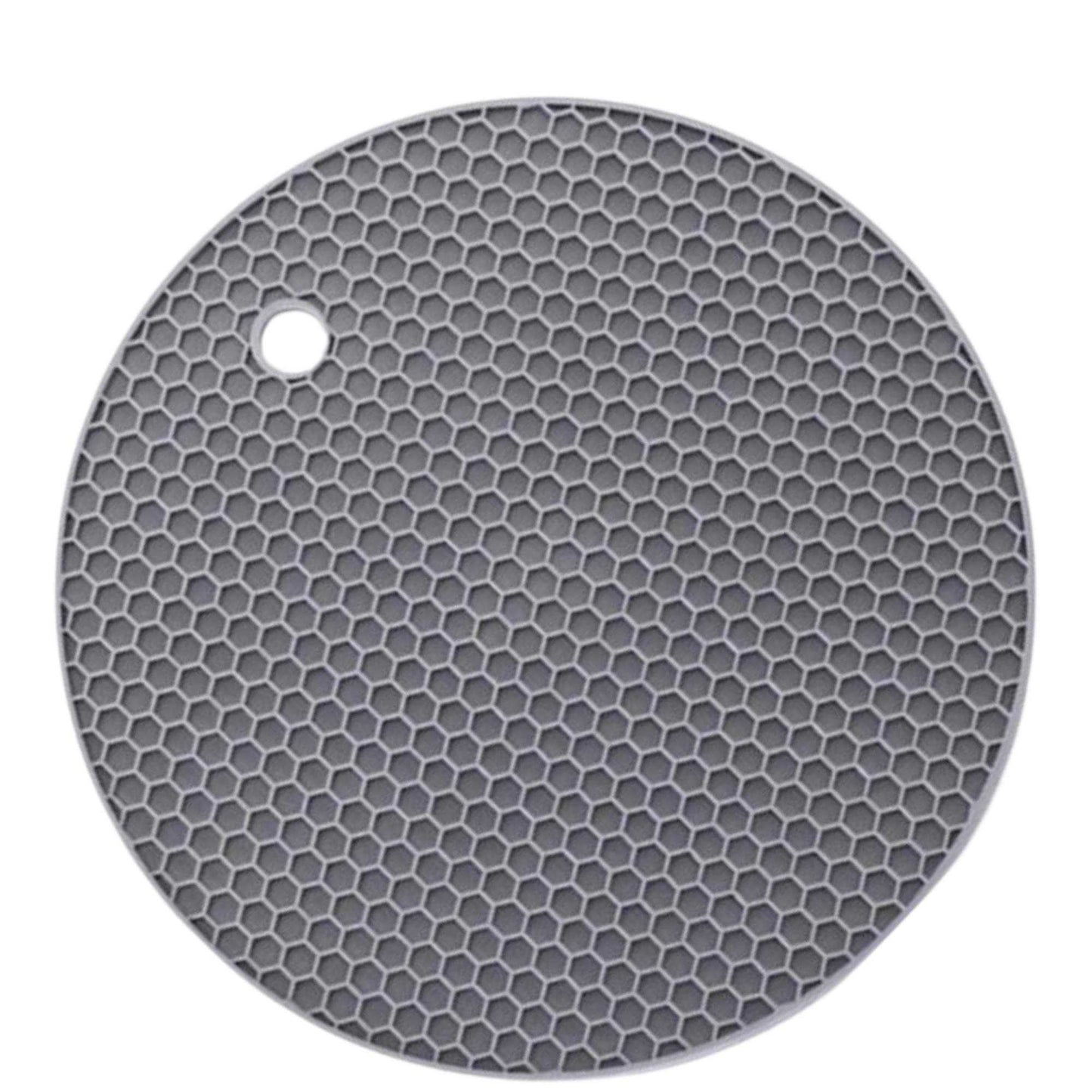 7" Round Silicone Placemat & Holder