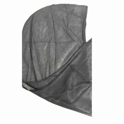 Waterproof Satin Wrap Cap Black X-Large