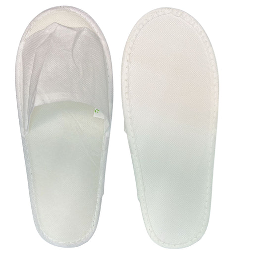 Disposable White Hotel or Spa Slippers