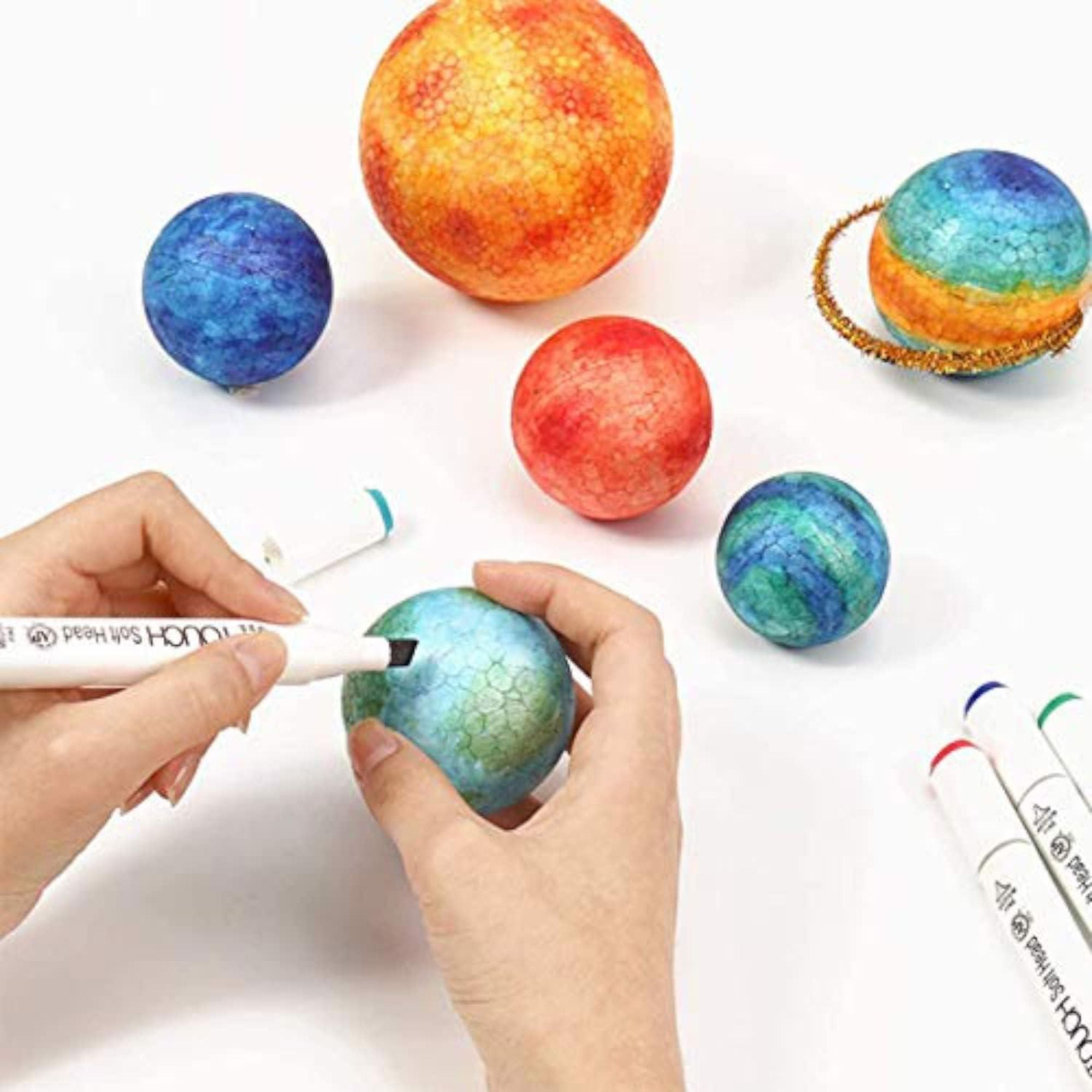 White Polystyrene Spheres Foam Balls for Crafts Craft Foam & Styrofoam DIY product image 6