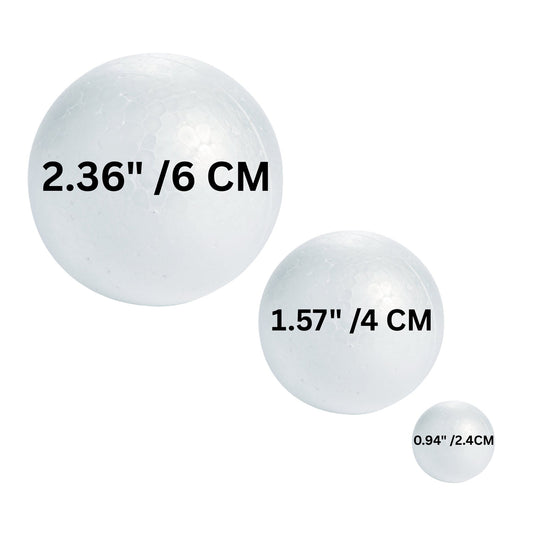 White Polystyrene Spheres Foam Balls for Crafts