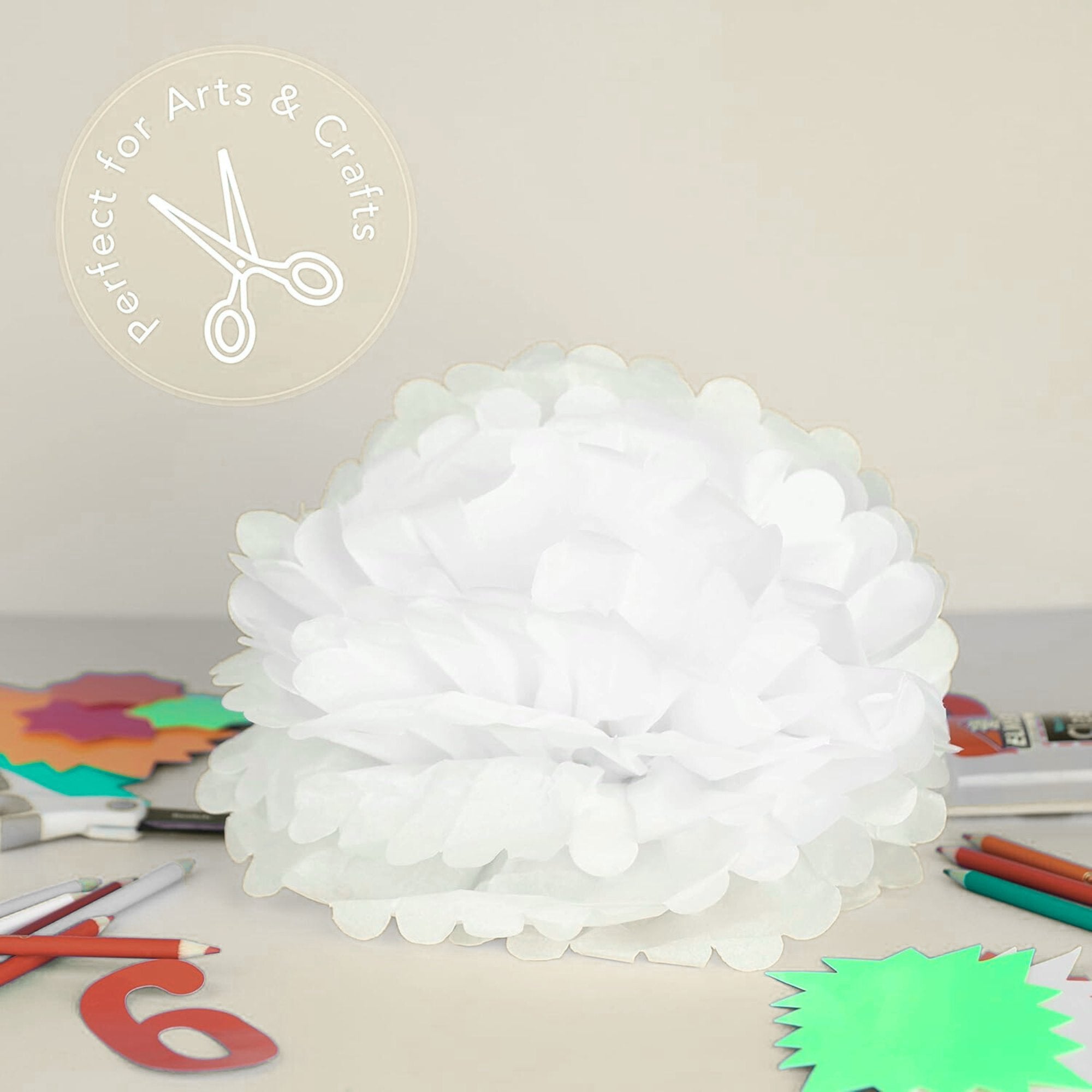 20"X20" White Gift Wrap Tissue Paper: 20 Sheets DIY Gift Paper Halloween size and feature image