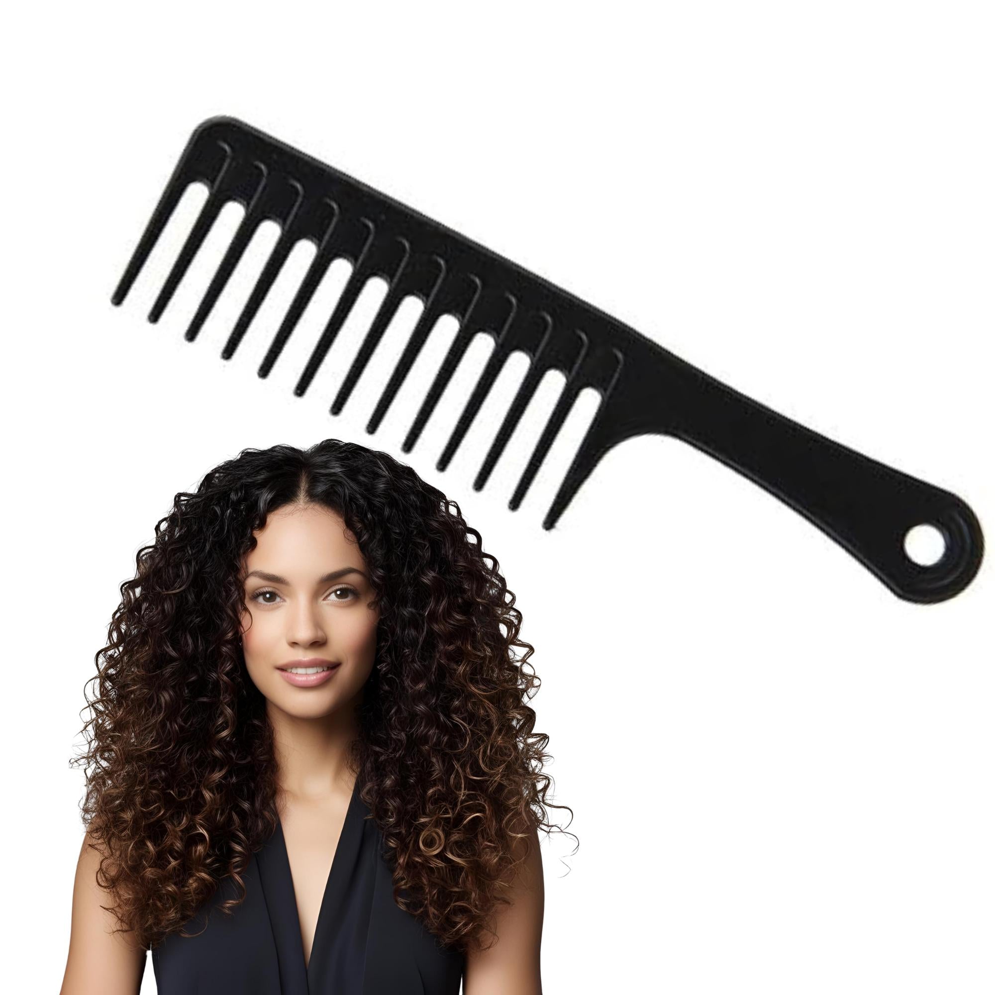 Rake Comb: Wide Tooth Detangling Comb: 1 Pack Beauty Tools beauty Hair size and feature image