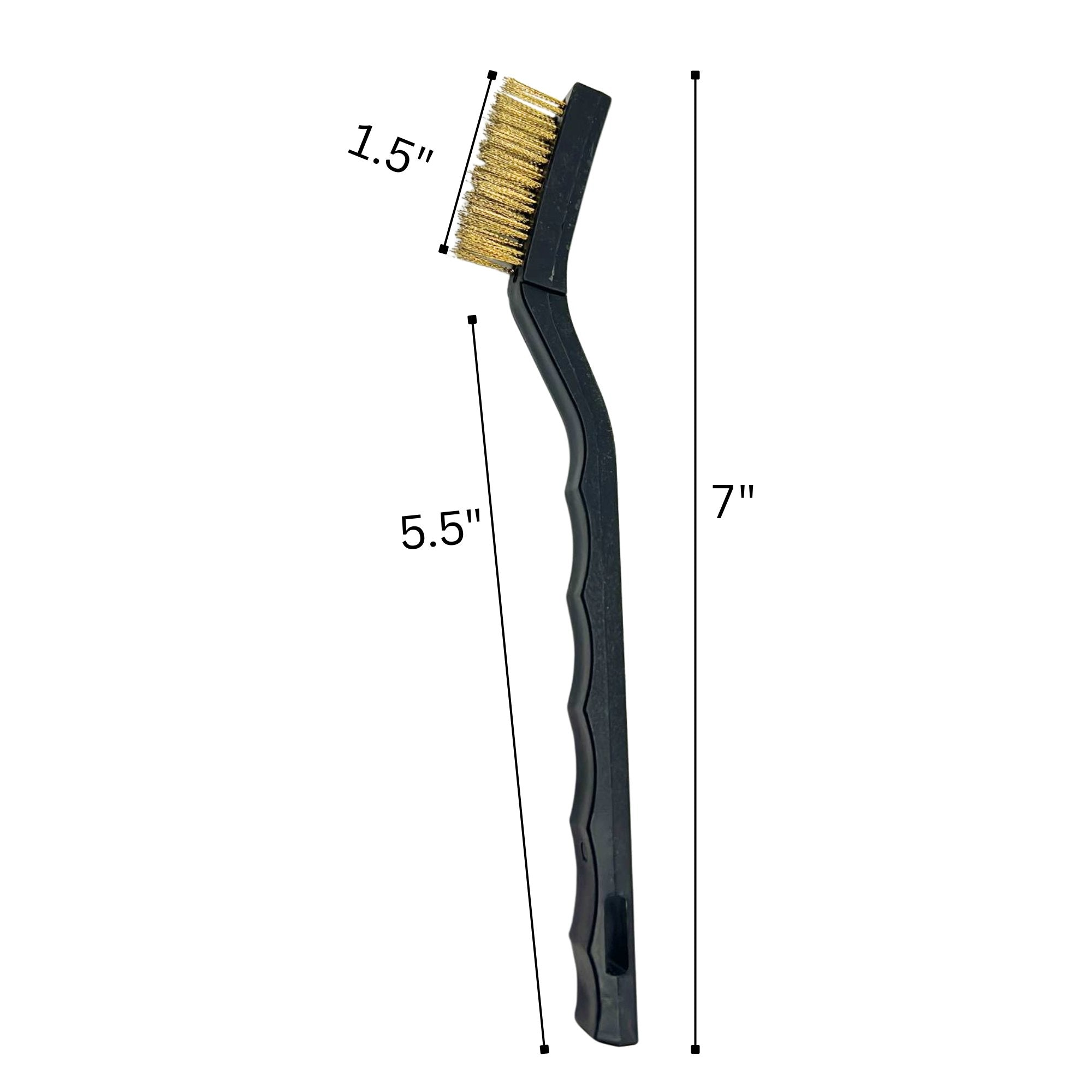 Brass, Stainlesssteel Multi Purpose Wire Brush Set: 2 Pack Paint Brushes Cleaning Accessories size and feature image