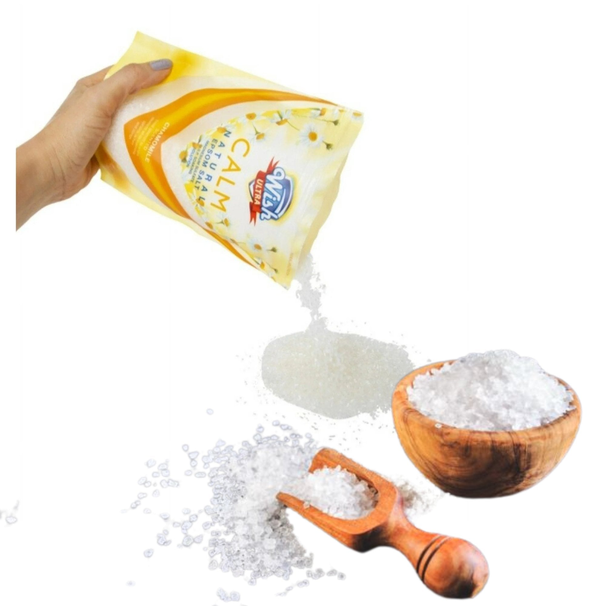 16oz Wish Calm Natural Epsom Salt :1 Pack Bath Additives Bath&Body Bathroom Epsom size and feature image