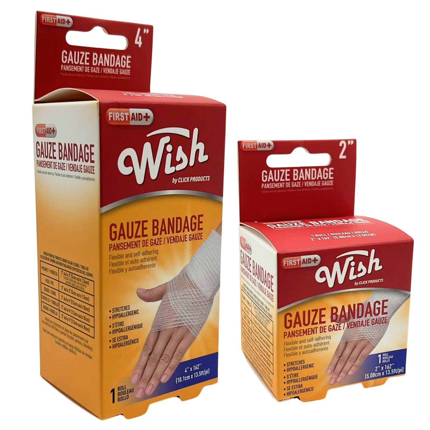 Wish Self-Cling Bandage Gauze