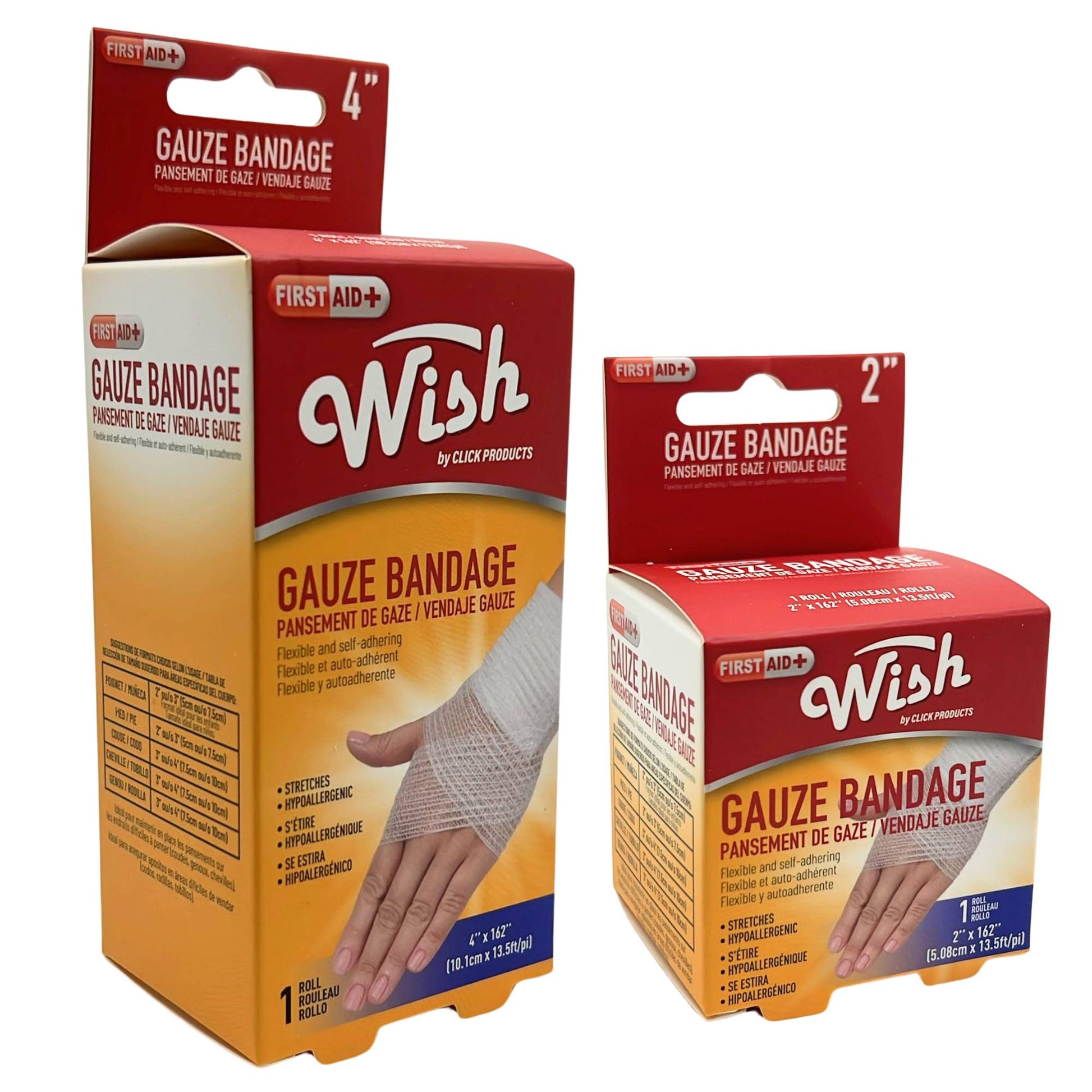 Wish Self-Cling Bandage Gauze