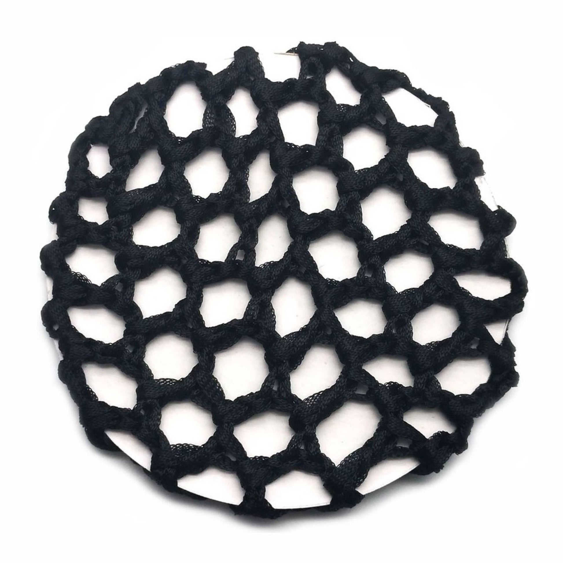 Women Ballet Dance Skating Snoods Hair Net Bun Cover Black