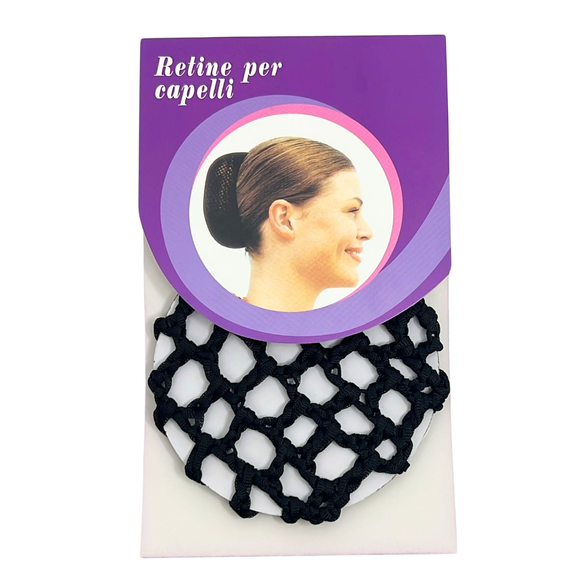 Women Ballet Dance Skating Snoods Hair Net Bun Cover Black
