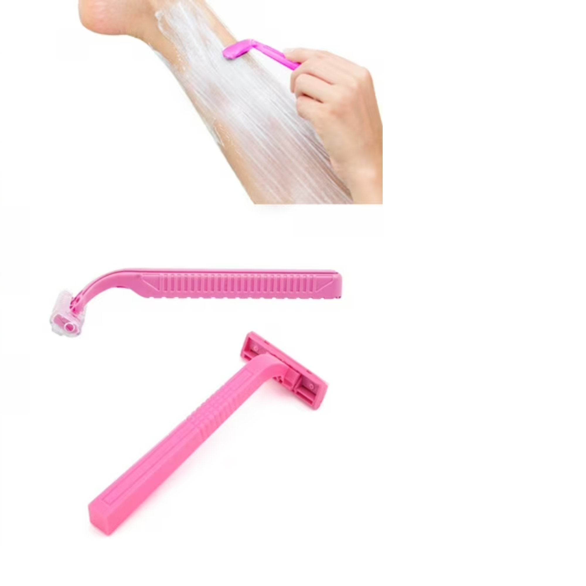 Women’s Twin Blade Razors with Lubricating Aloe Strip: 10 Pack Facial Hair Razer Grooming Personal Care size and feature