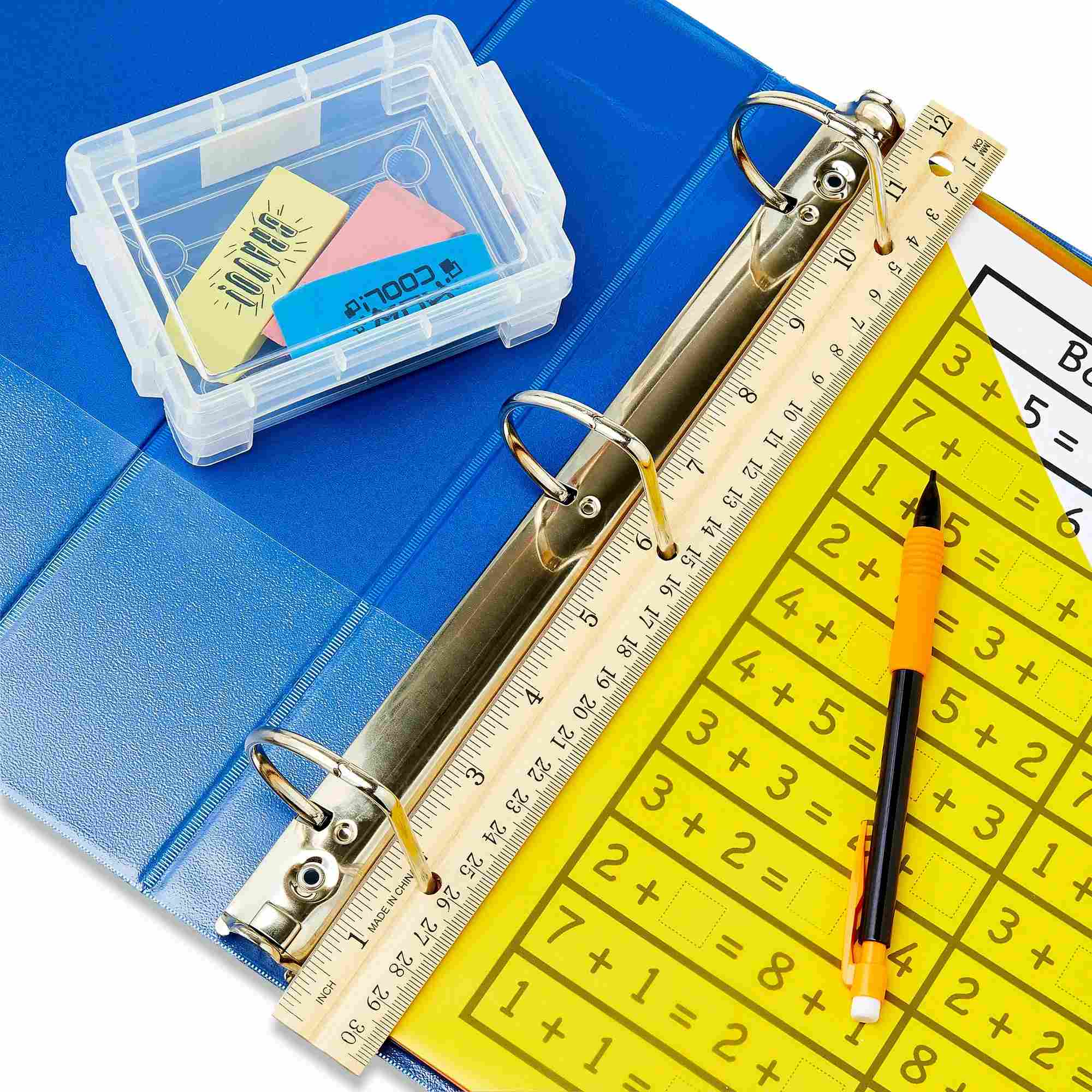 2 Inch / 30 cm Wooden Ruler: 2 Pack Rulers lifestyle use image