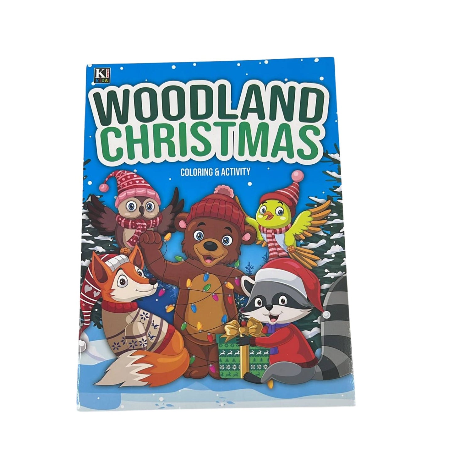 Wooland Christmas Coloring and Activity Book