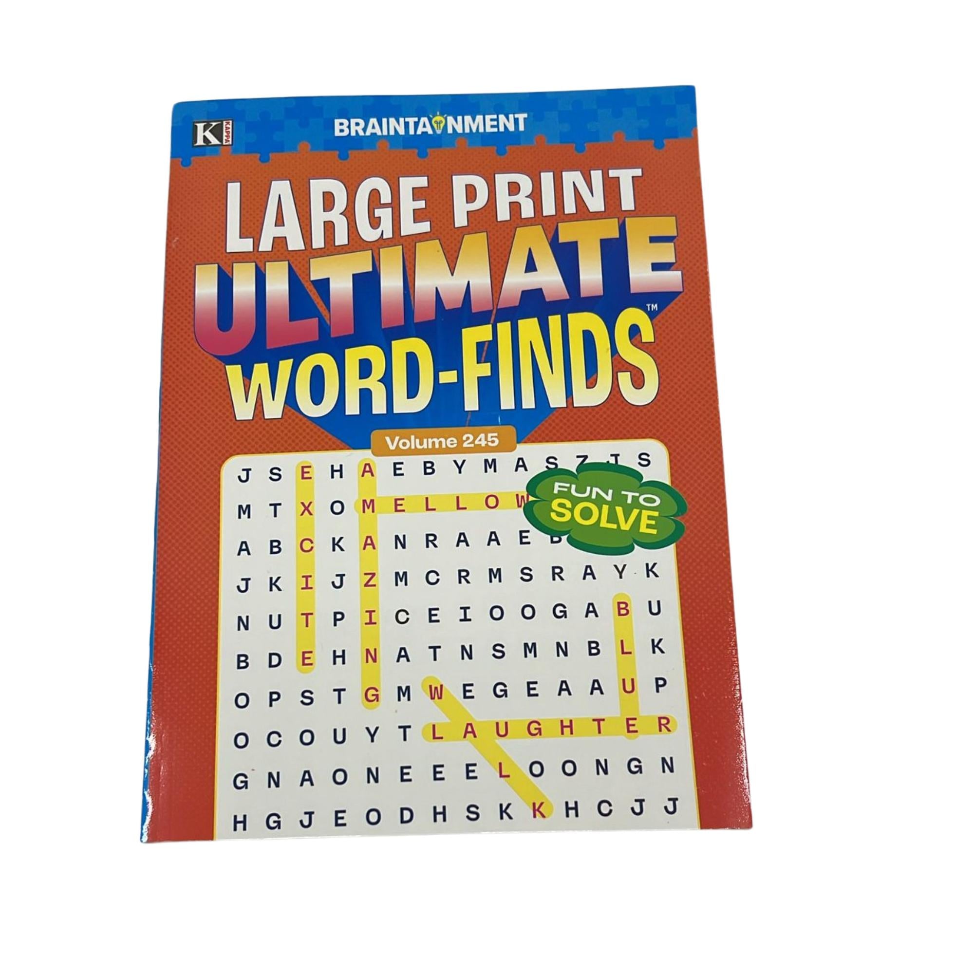 Large Print Ultimate Word Finds for Kids vol 245 Challenging Word Puzzles Book Puzzle main product image
