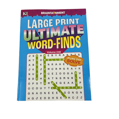 Large Print Ultimate Word-Finds for Kids  – A Fun, Challenging Word Search Adventure