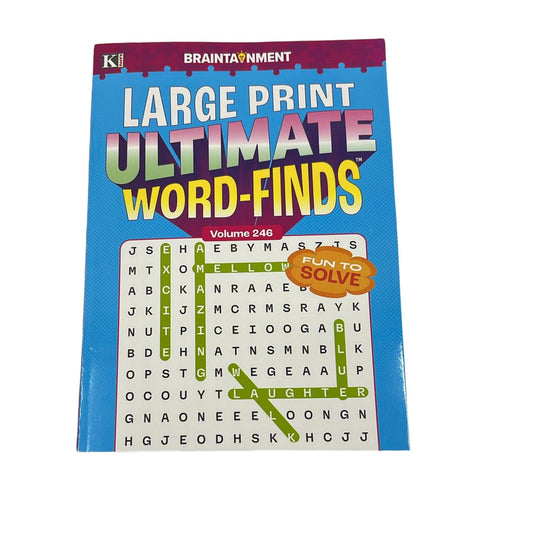 Large Print Ultimate Word-Finds for Kids  – A Fun, Challenging Word Search Adventure