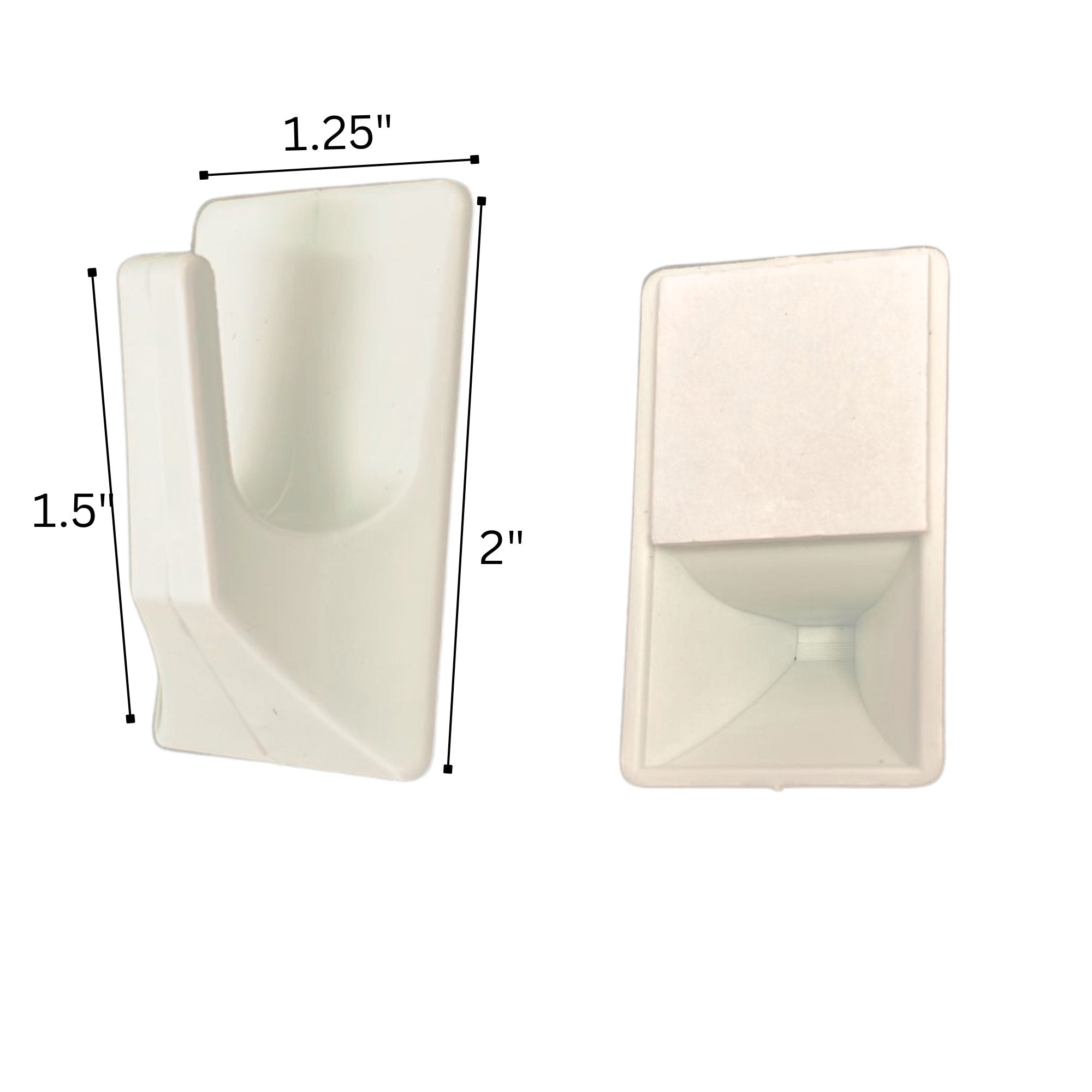 2" Xtra Tuff Adhesive Hooks: 6 Pack Utility Hooks Hardware product detail image